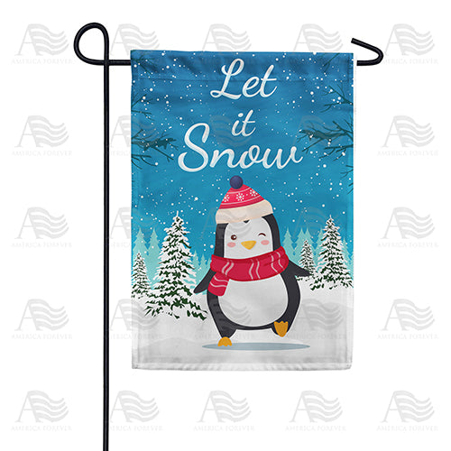 America Forever Dancing Penguin Garden Flag