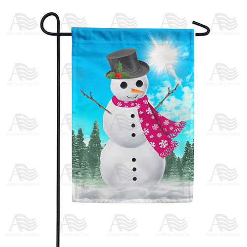 America Forever Let's Have Fun Before I Melt Away! Garden Flag