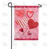 America Forever Heart Doodles Garden Flag