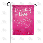America Forever Cupid Spreading Love Garden Flag
