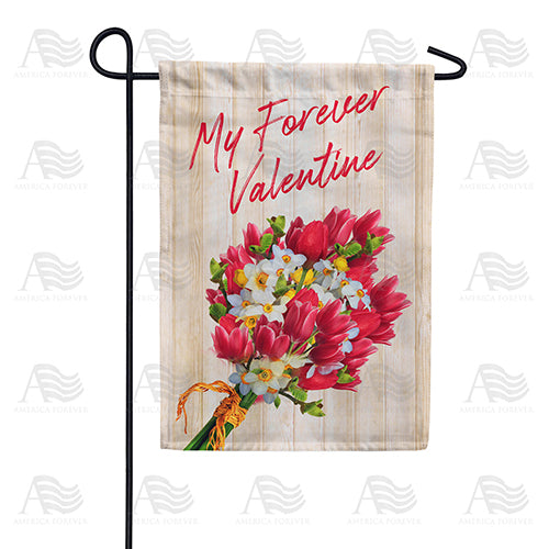 America Forever My Forever Valentine Garden Flag