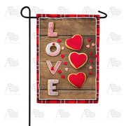 America Forever Baked With Love Garden Flag