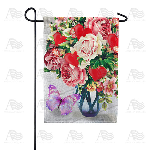 America Forever Love In Full Bloom Garden Flag