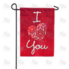 America Forever I Love You Garden Flag