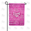 America Forever Love Is Universal Garden Flag
