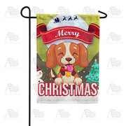 America Forever Yappy Christmas Garden Flag