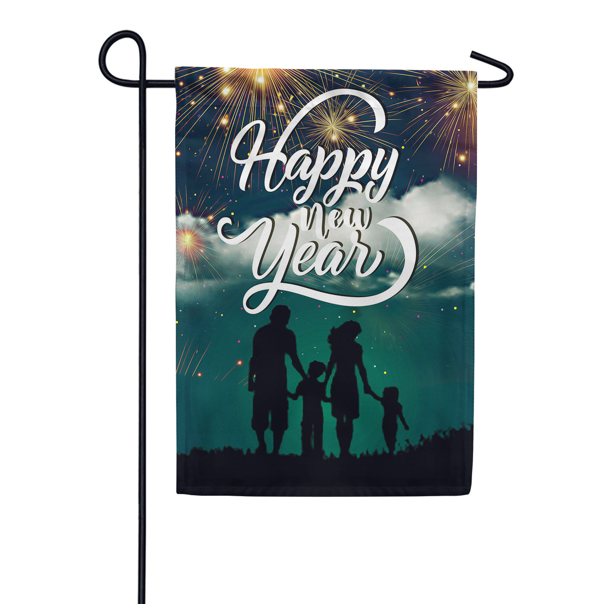 America Forever Bright New Year Ahead Garden Flag