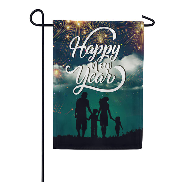 America Forever Bright New Year Ahead Garden Flag