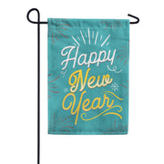 America Forever Happy New Year Garden Flag