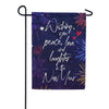 America Forever New Year Wishes Garden Flag
