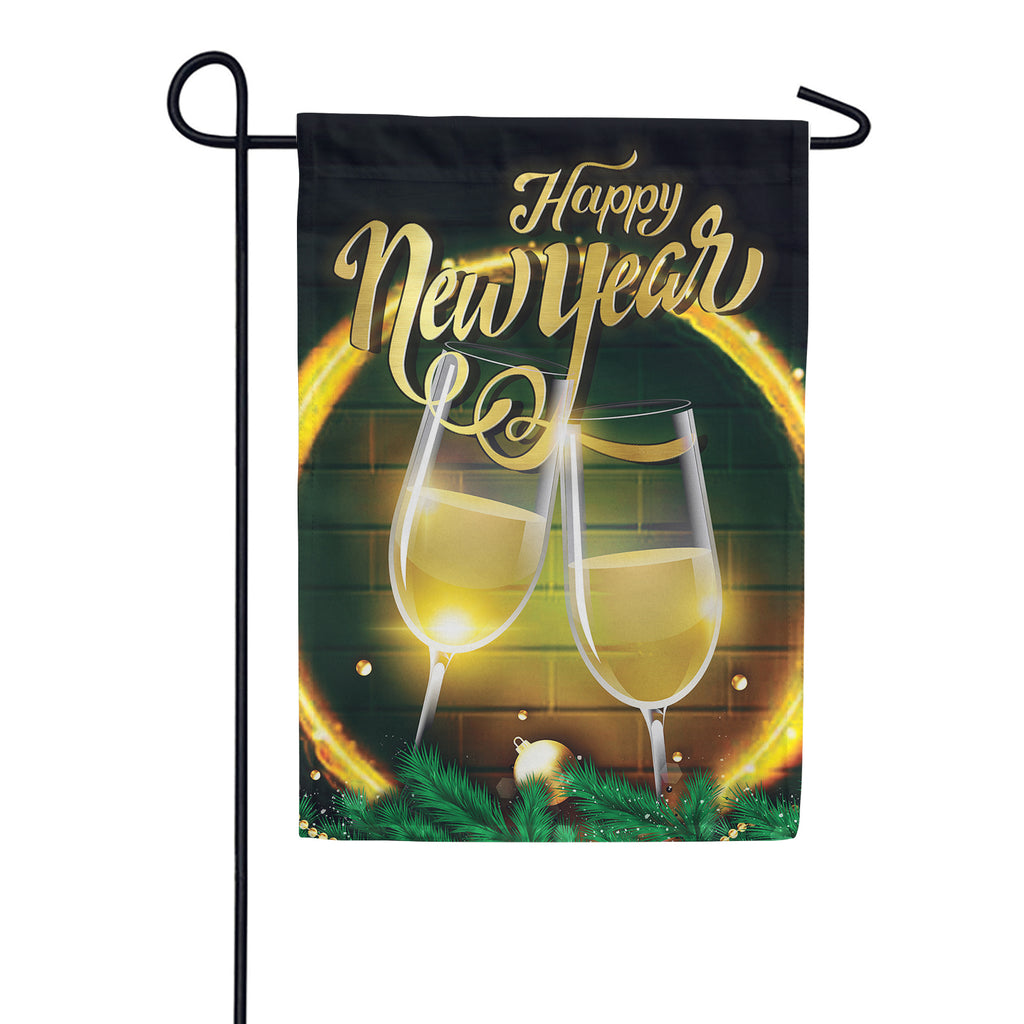 America Forever New Year Toast Garden Flag