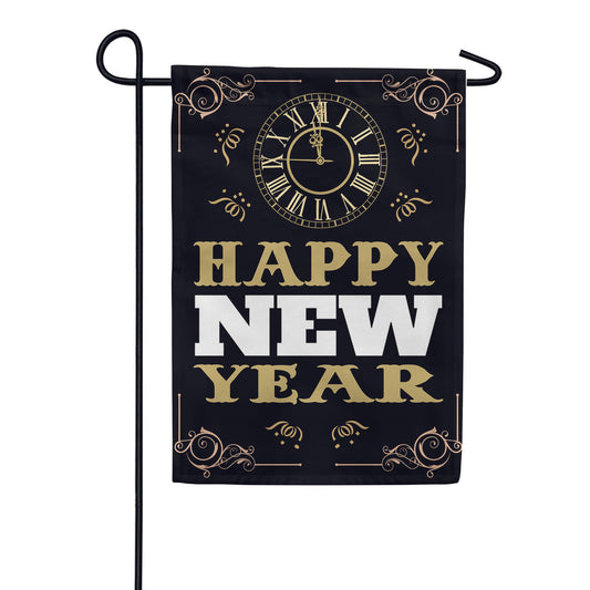 America Forever Father Time Garden Flag