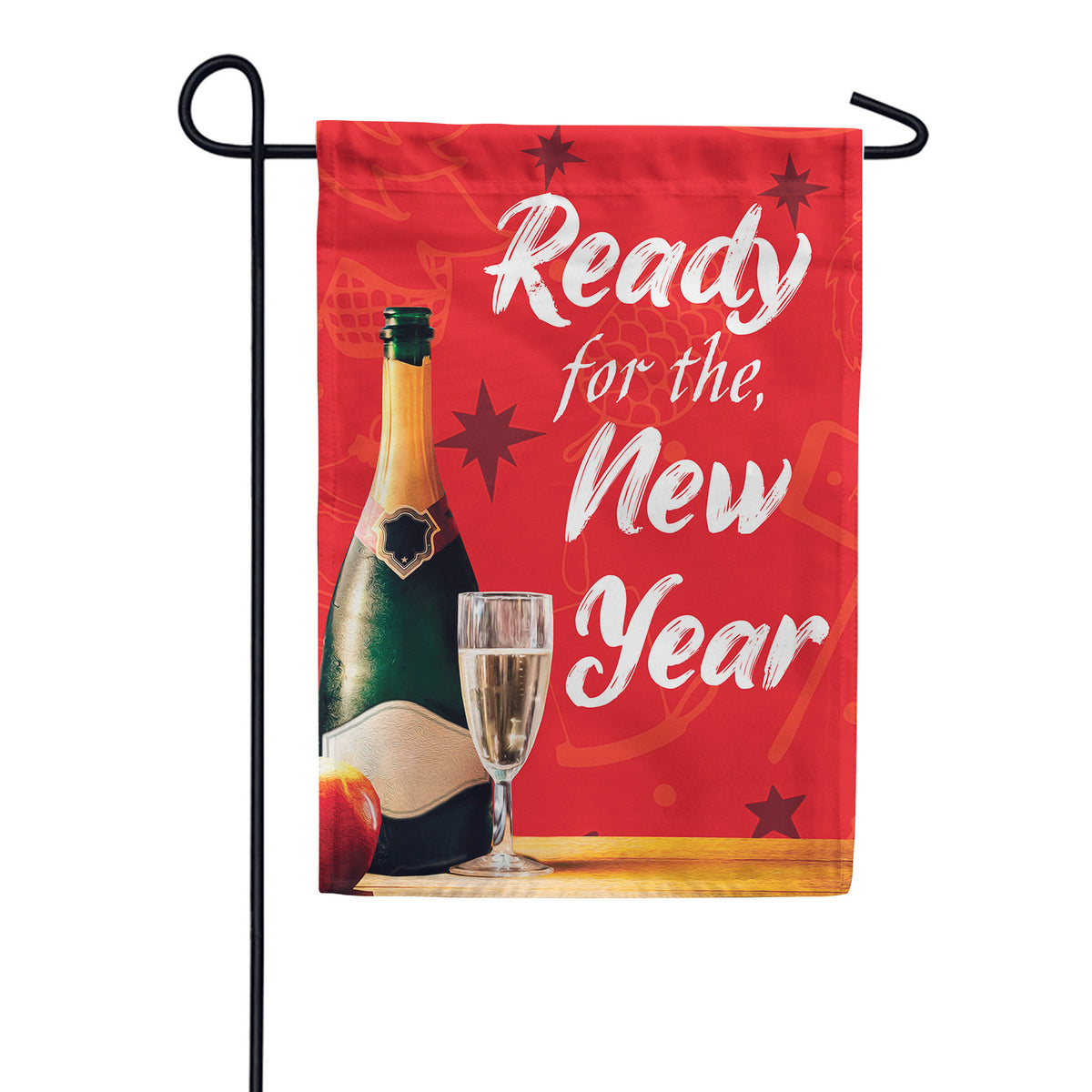 America Forever Ready For The New Year Garden Flag