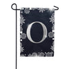 America Forever Silver Snowflakes Monogram Garden Flag