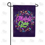 America Forever Mardi Gras Festival Garden Flag
