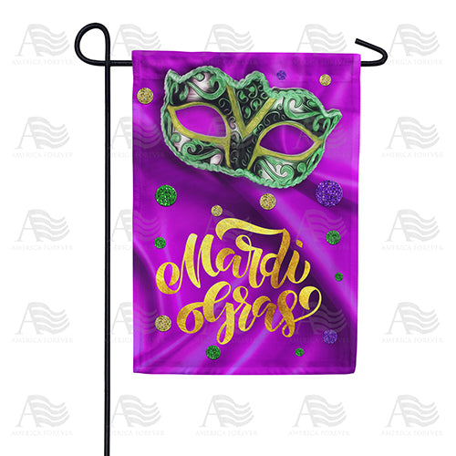 America Forever Mardi Gras Doubloons Garden Flag