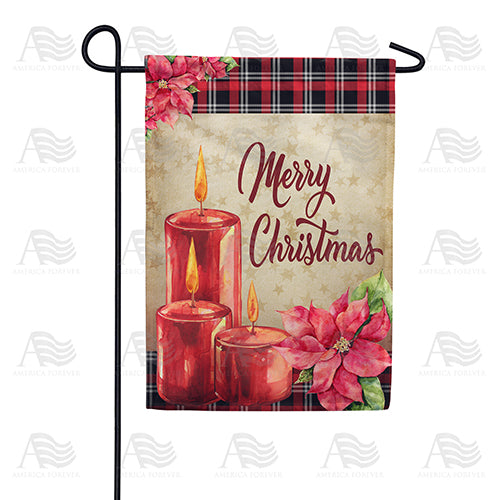 America Forever Christmas Aglow Garden Flag