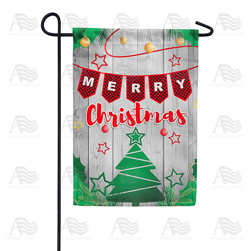America Forever Christmas Celebration Garden Flag