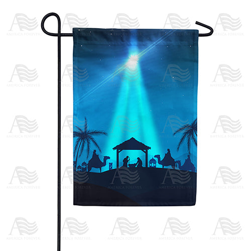America Forever All Is Calm, All Is Bright Garden Flag