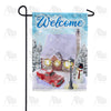 America Forever Winter Welcome Garden Flag