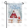 America Forever Winter At The Chalet Garden Flag