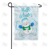 America Forever Snowman Snow Angel Garden Flag