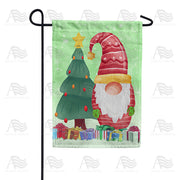 America Forever Santa Gnome With Gifts Garden Flag