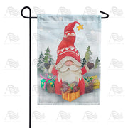 America Forever Santa Gnome Garden Flag