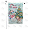 America Forever American Snowman Christmas Garden Flag