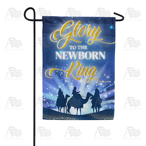 America Forever The King's Glorious Birth Garden Flag