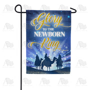 America Forever The King's Glorious Birth Garden Flag