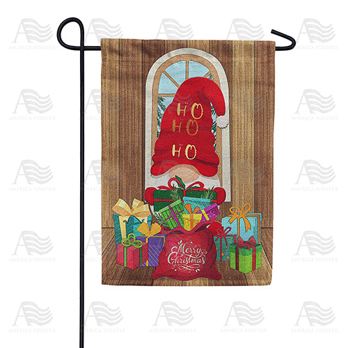 America Forever Gift Bearing Gnome Garden Flag
