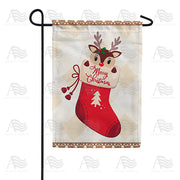 America Forever Deer Christmas Stocking Garden Flag