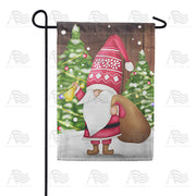 America Forever Gnome Bell Ringer Garden Flag