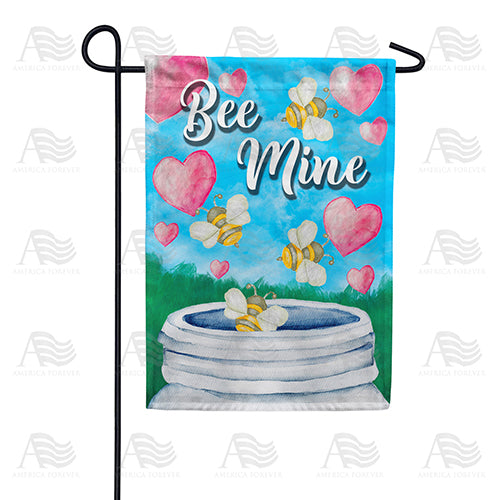 America Forever Bee Mine Hearts Garden Flag