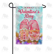 America Forever Gnome Valentine Couple Garden Flag