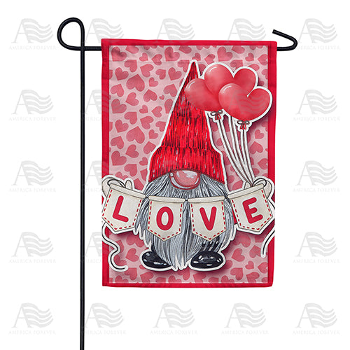 America Forever Gnome Love Garden Flag