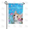 America Forever Valentine Calico Garden Flag