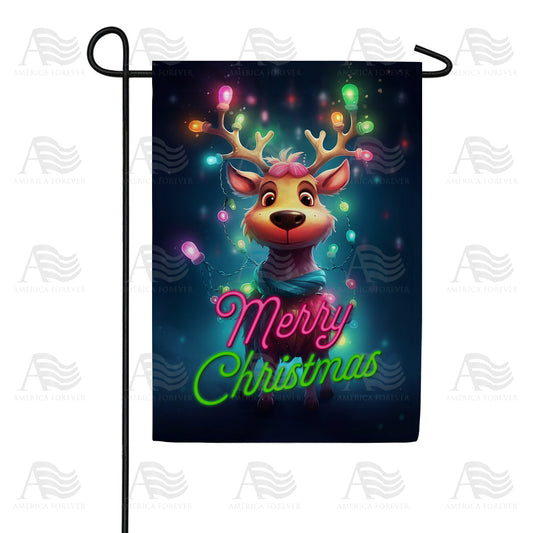 America Forever May Your Christmas Be Bright Garden Flag
