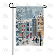 America Forever Christmas Shoppers Garden Flag