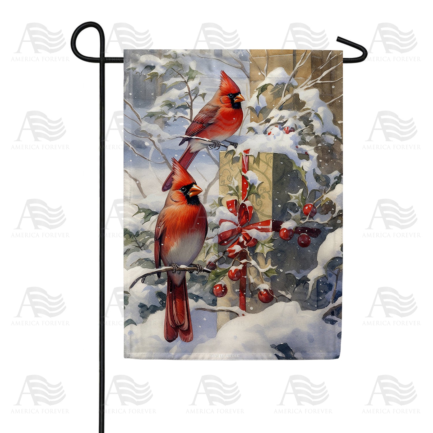 America Forever Cardinal Gift Delivery Garden Flag