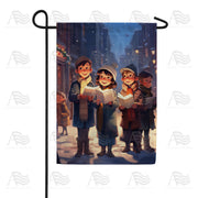 America Forever Young Carolers Garden Flag