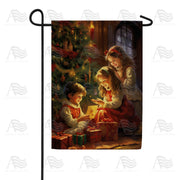 America Forever Christmas Eve Stories Garden Flag