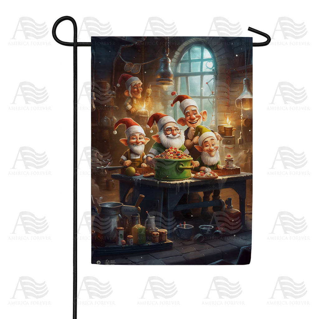 America Forever Elves Magical Kitchen Garden Flag