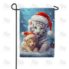 America Forever Big Cat Christmas Garden Flag