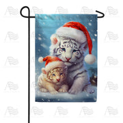 America Forever Big Cat Christmas Garden Flag