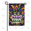 America Forever Mardi Gras Festivities Garden Flag