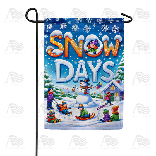 America Forever Winter Wonderland Adventure Garden Flag