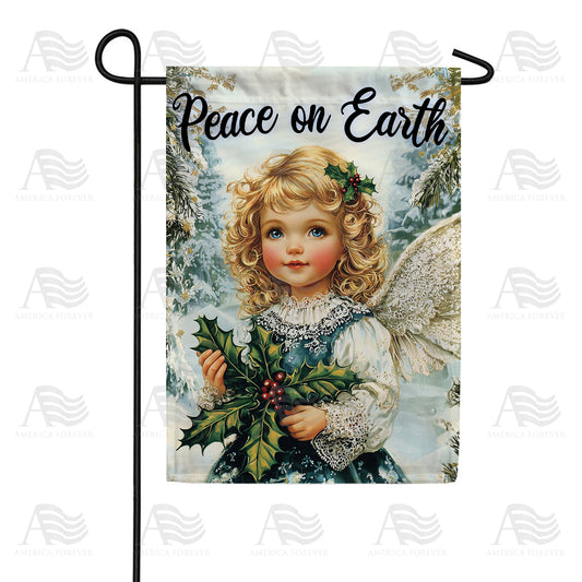 America Forever Peace on Earth Angel Garden Flag