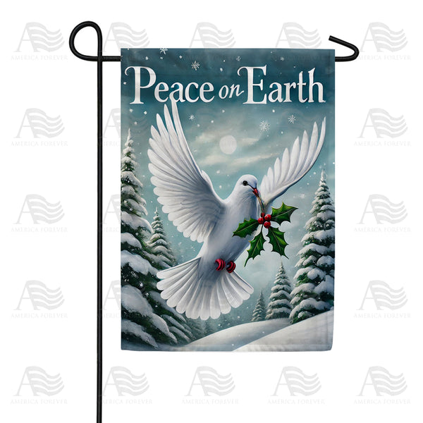 America Forever Peace Dove Christmas Garden Flag